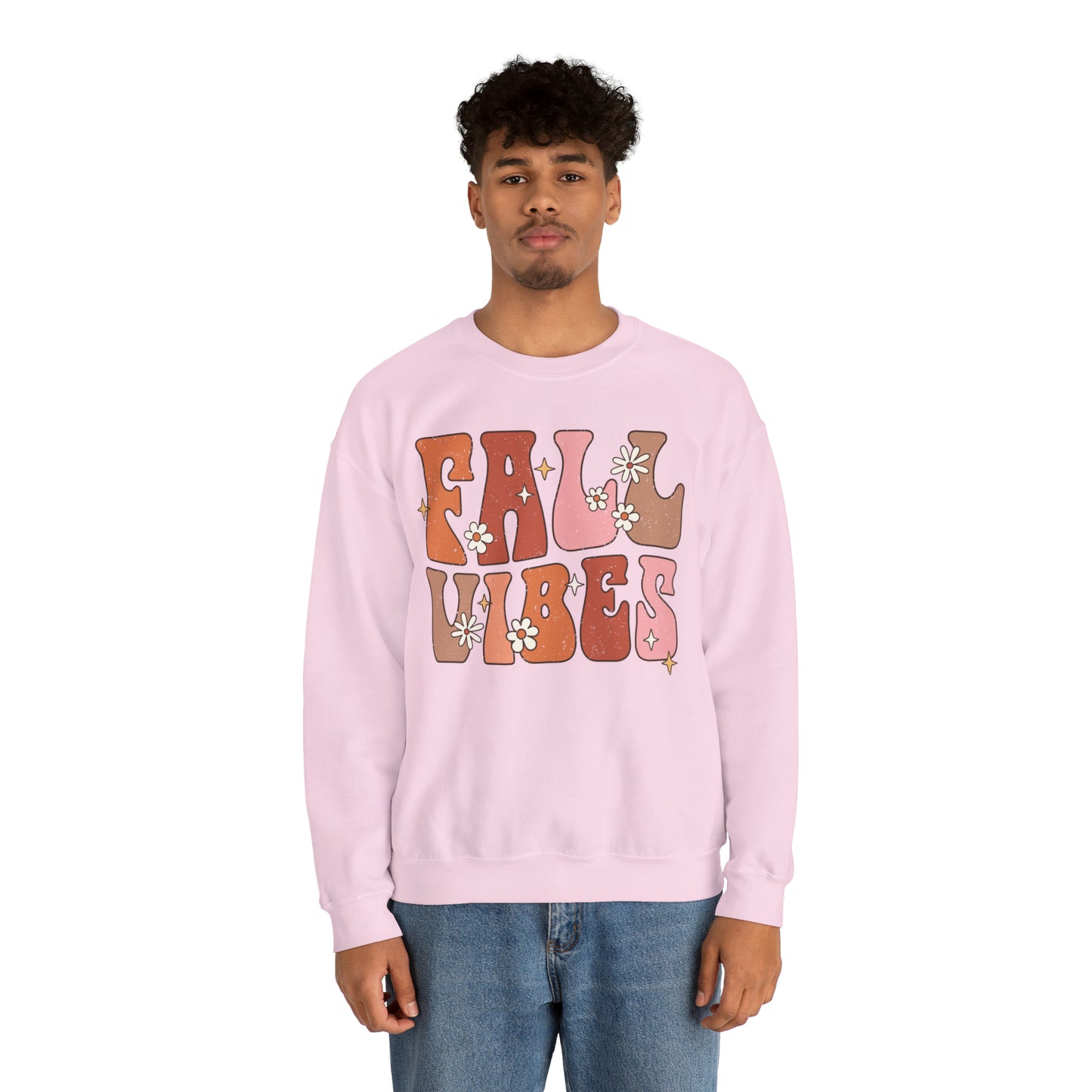"Autumn Aura Extravaganza: 'Fall Vibes' Sweater for Cozy Seasonal Style"