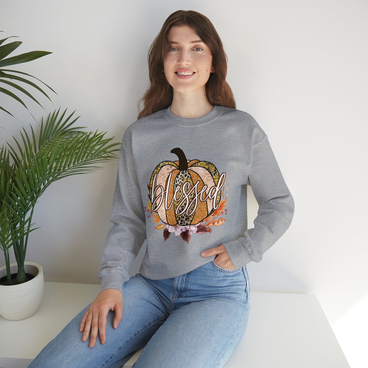 "Blessed & Autumn-Infused: The Quintessential Fall Sweater"