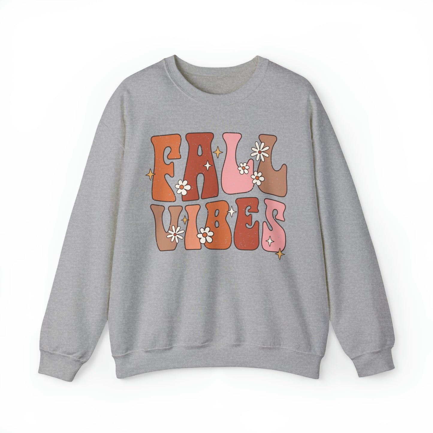 "Autumn Aura Extravaganza: 'Fall Vibes' Sweater for Cozy Seasonal Style"