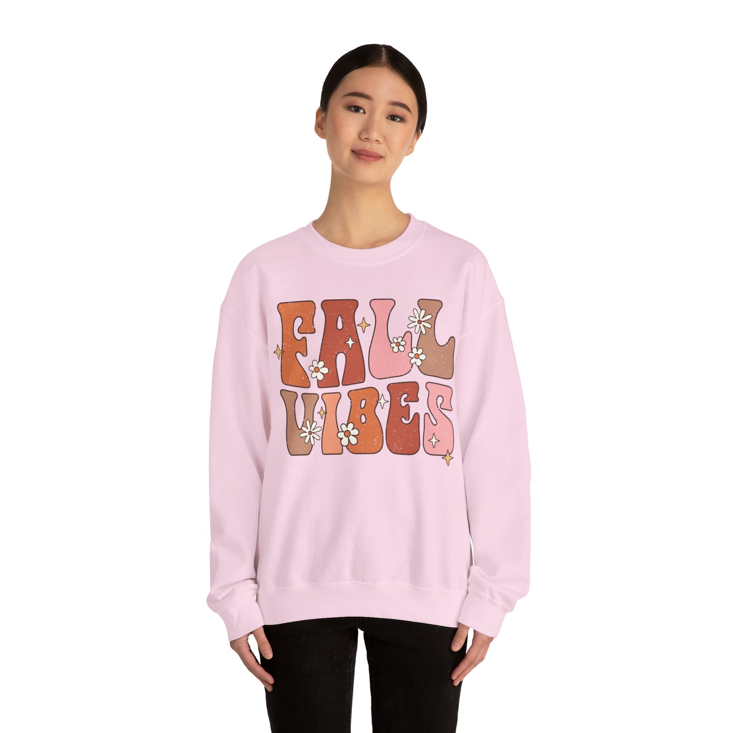 "Autumn Aura Extravaganza: 'Fall Vibes' Sweater for Cozy Seasonal Style"