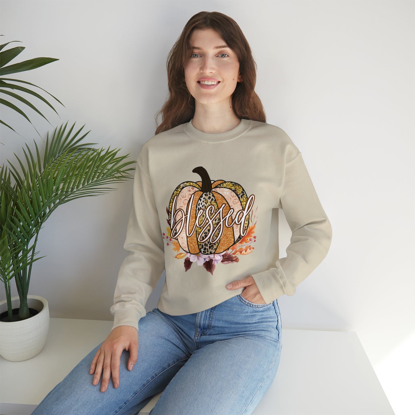 "Blessed & Autumn-Infused: The Quintessential Fall Sweater"