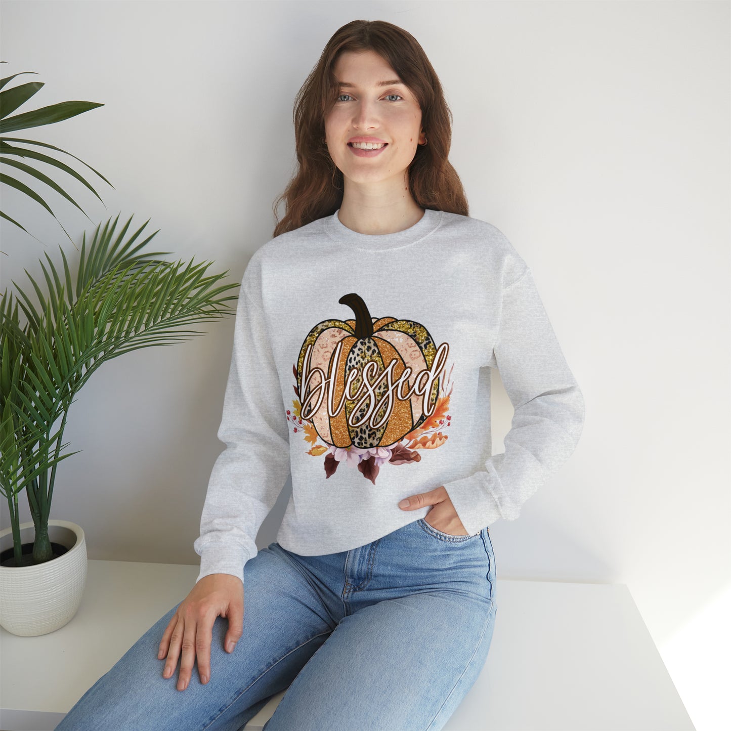 "Blessed & Autumn-Infused: The Quintessential Fall Sweater"