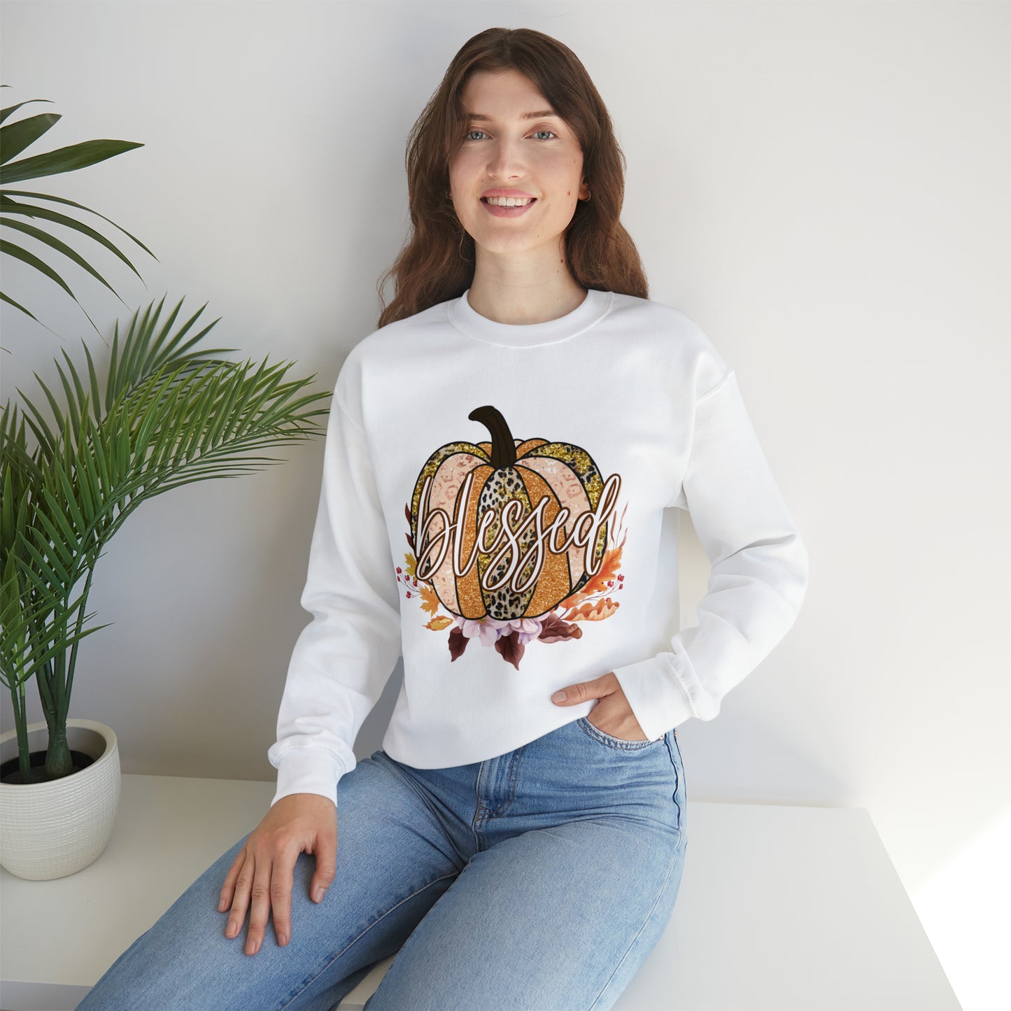 "Blessed & Autumn-Infused: The Quintessential Fall Sweater"
