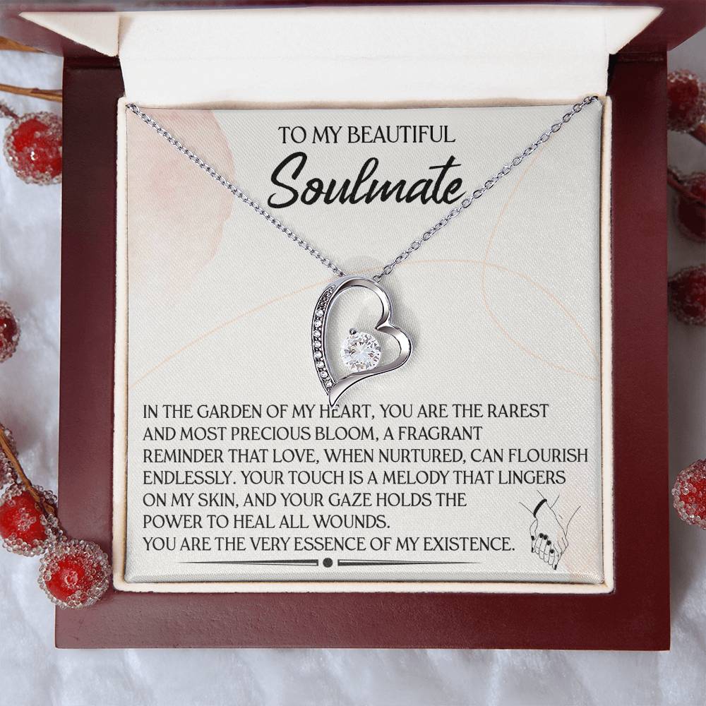 Soulmate - In The Garden Of My Heart- Forever Love Necklace