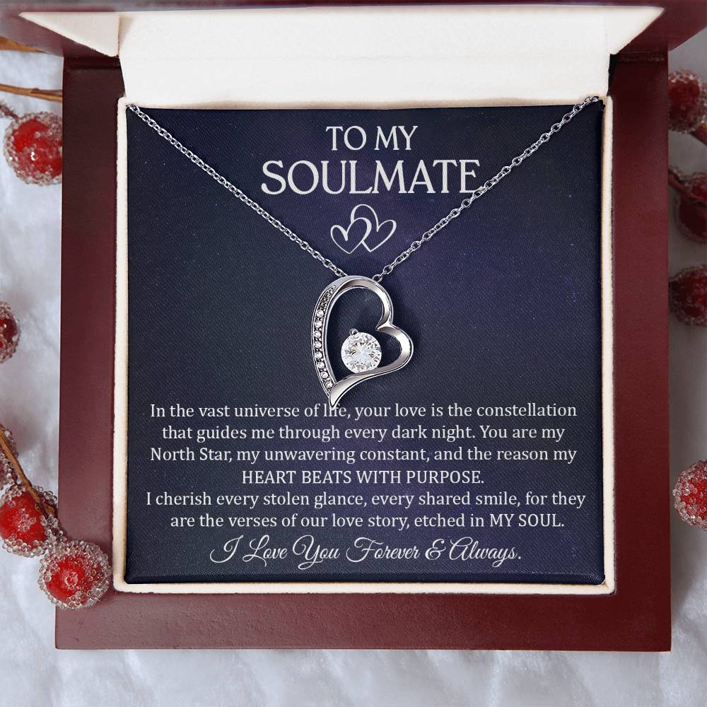 Soulmate - In The Vast Universe Of Life - Forever Love Necklace