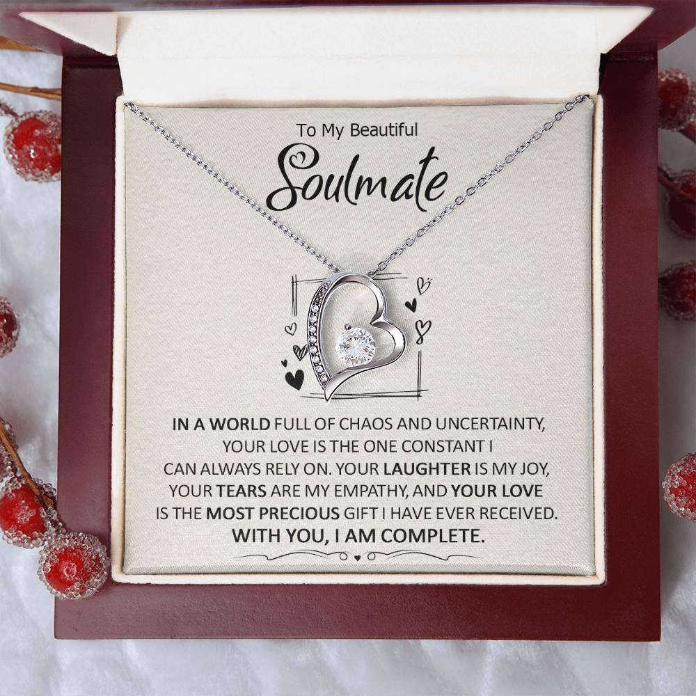 Soulmate - In A World Full Of Chaos - Forever Love Necklace