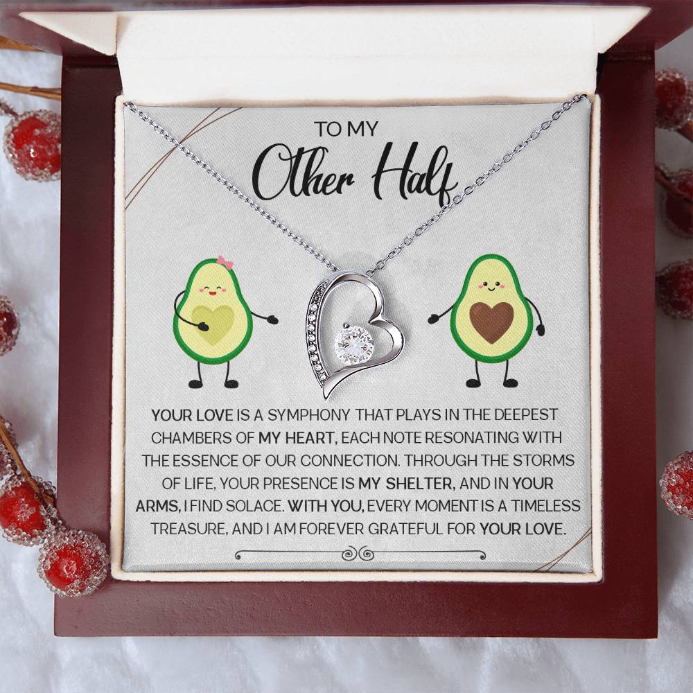 Soulmate - To My Other Half - Forever Love Necklace