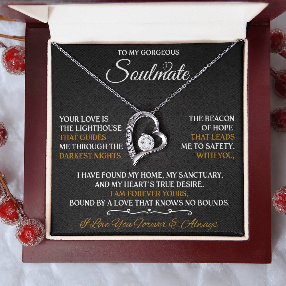 Soulmate - Your Love Is The Lighthouse - Forever Love Necklace