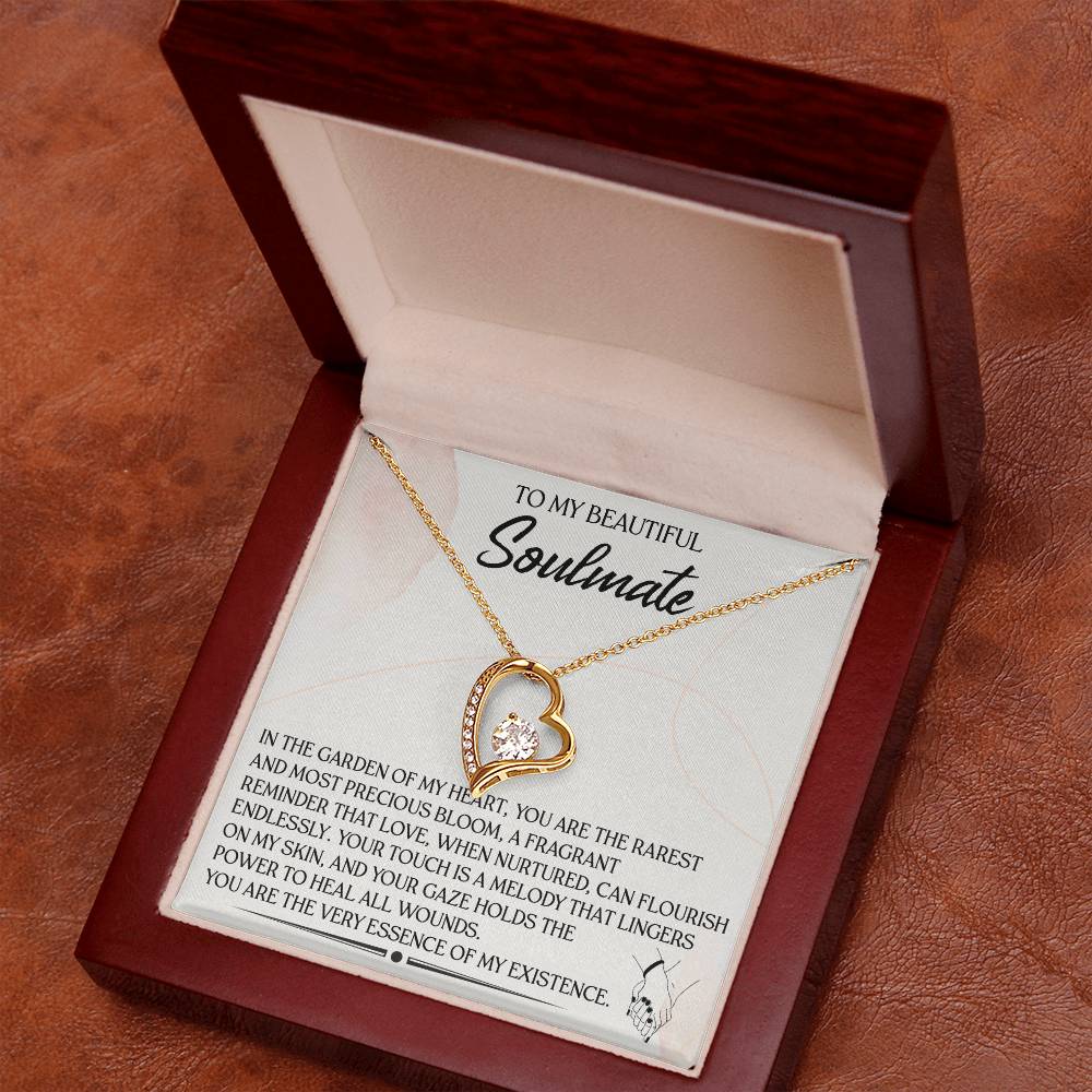 Soulmate - In The Garden Of My Heart- Forever Love Necklace