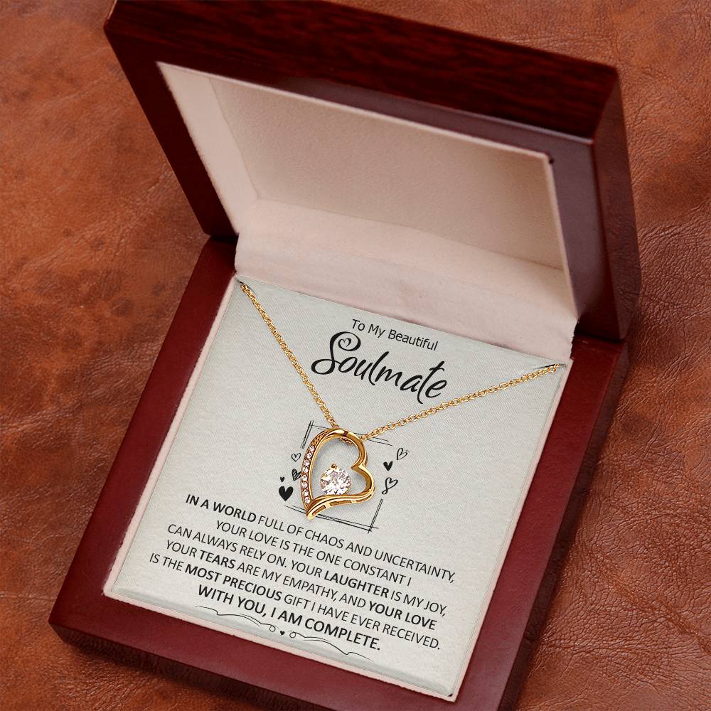 Soulmate - In A World Full Of Chaos - Forever Love Necklace