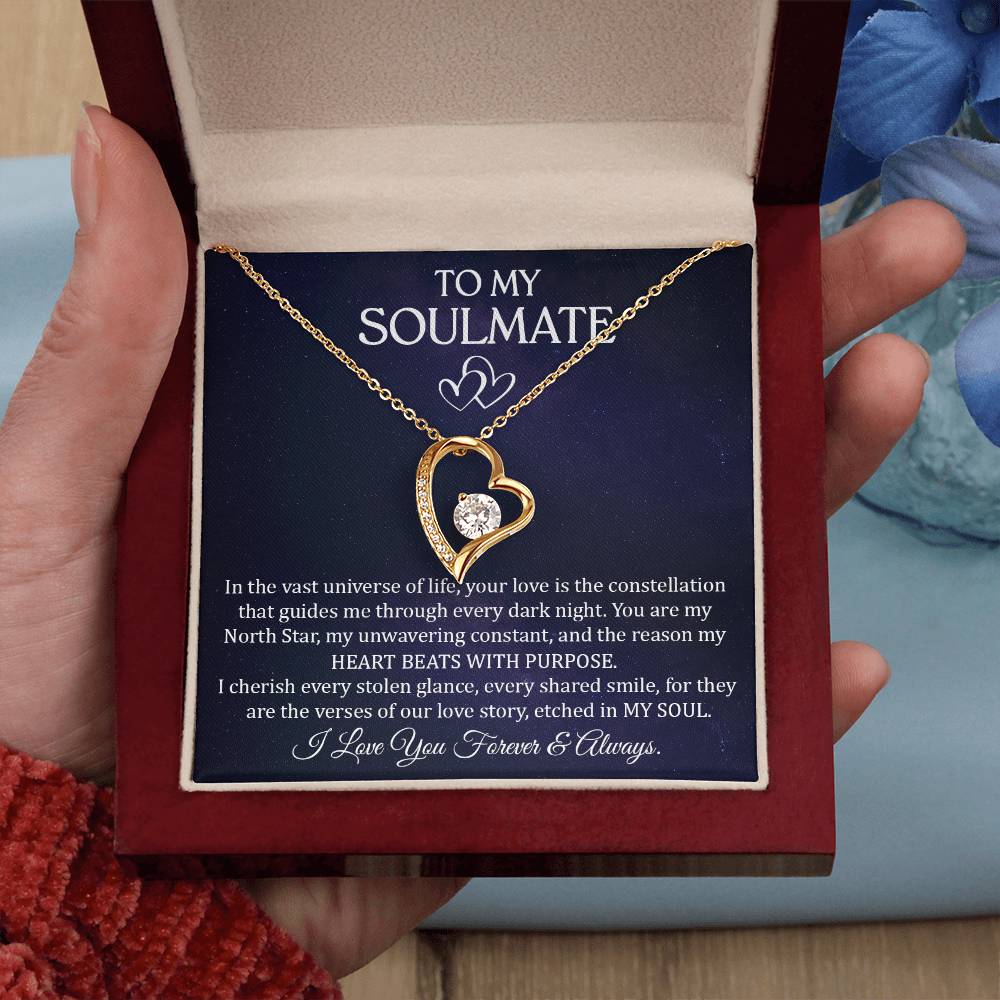 Soulmate - In The Vast Universe Of Life - Forever Love Necklace