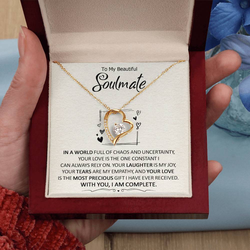 Soulmate - In A World Full Of Chaos - Forever Love Necklace