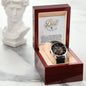 Dad You Really Are A Fungi Men's Openwork Watch with Mahogany Box