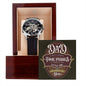 To My Dad Time Passes HERO Men's Openwork Watch with Mahogany Box
