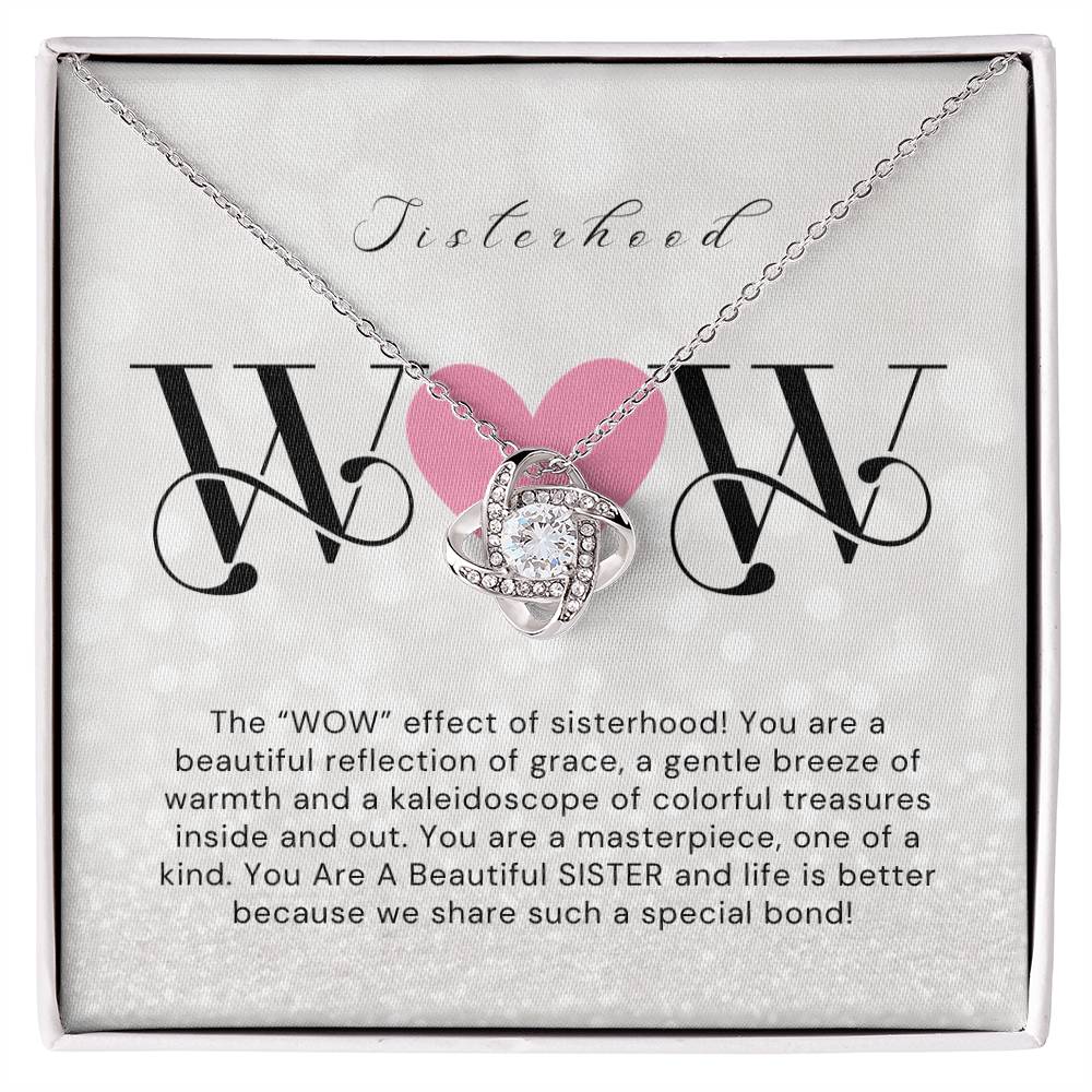 WOW Sisterhood - Love Knot Necklace