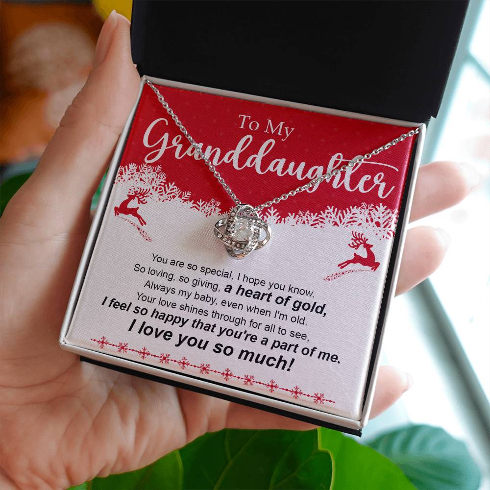 To My Grandaughter - You Are So Special - Love Knot
