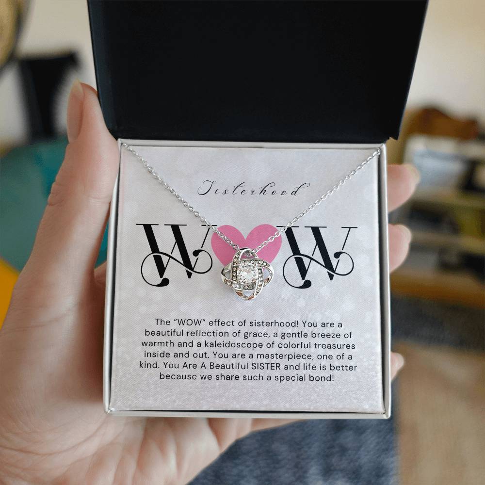 WOW Sisterhood - Love Knot Necklace