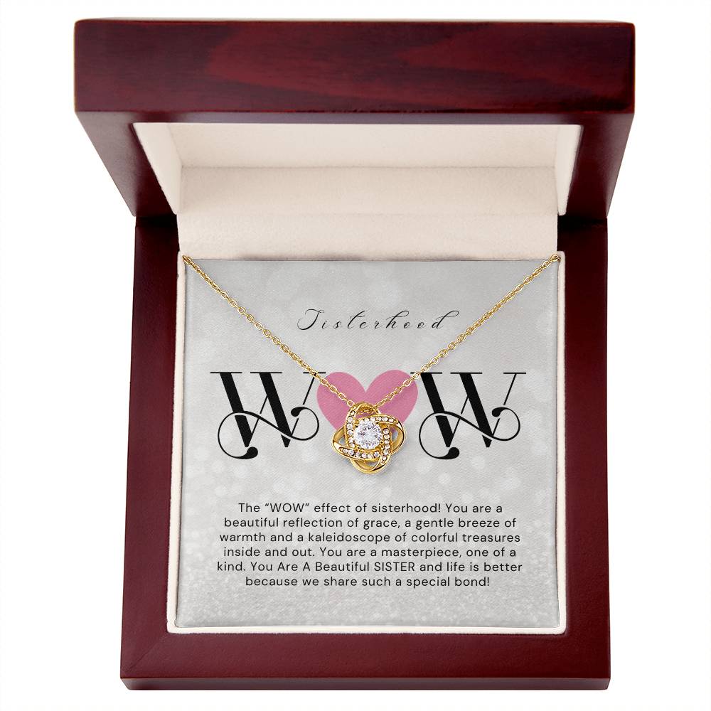 WOW Sisterhood - Love Knot Necklace