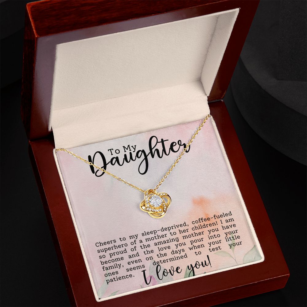 To My Daughter Superhero Mother Love Knot