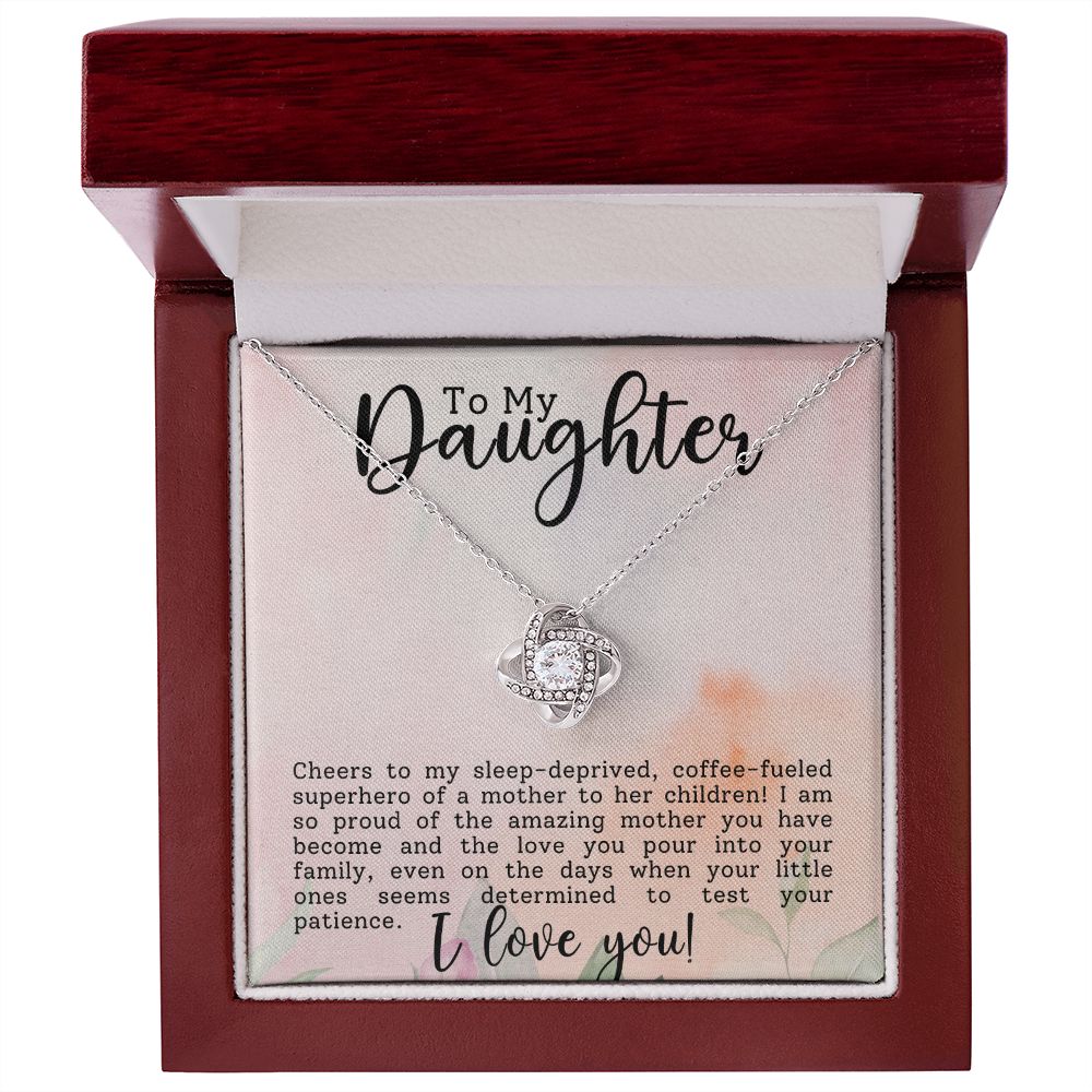 To My Daughter Superhero Mother Love Knot