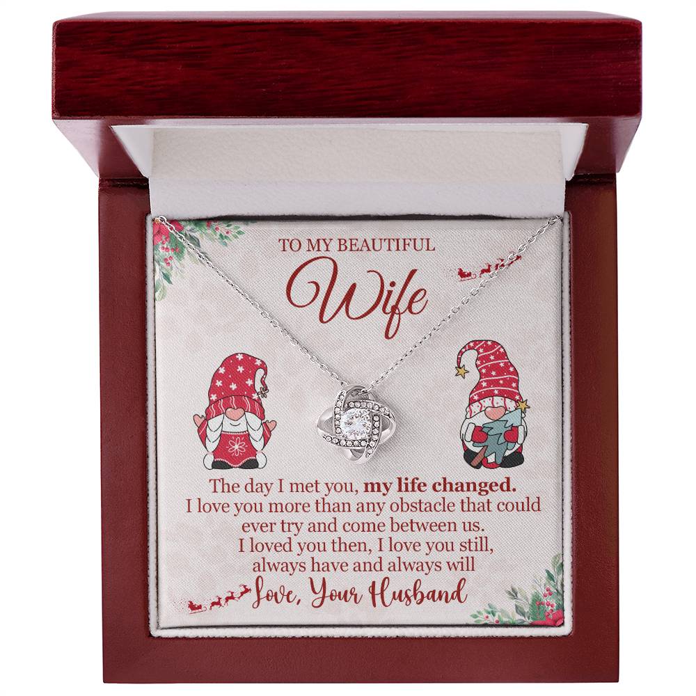 To My Wife - The Day I Met You - Love Knot