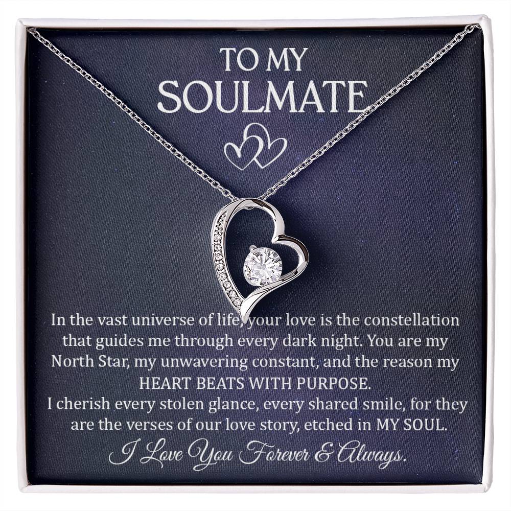 Soulmate - In The Vast Universe Of Life - Forever Love Necklace