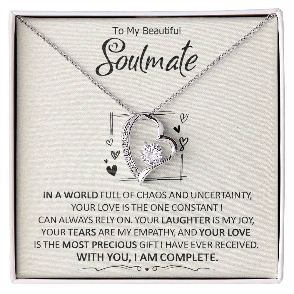 Soulmate - In A World Full Of Chaos - Forever Love Necklace