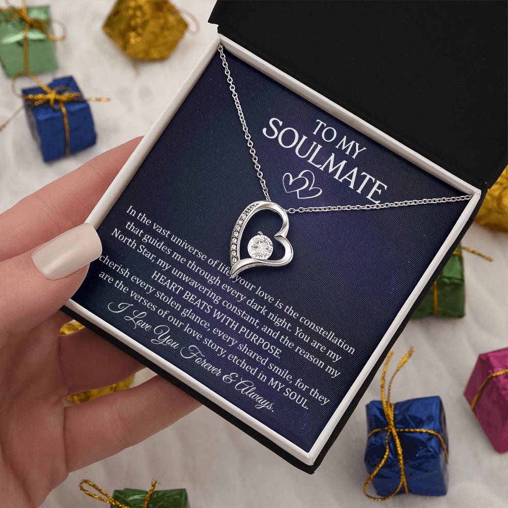 Soulmate - In The Vast Universe Of Life - Forever Love Necklace