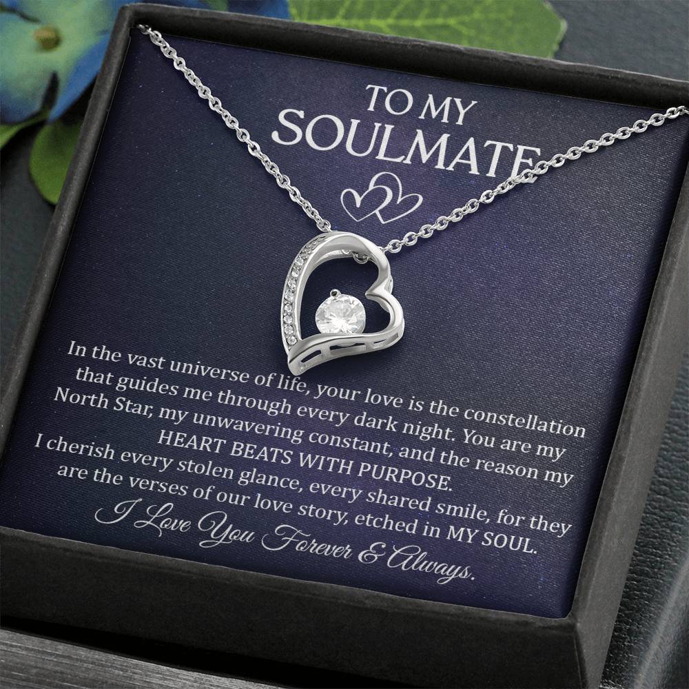 Soulmate - In The Vast Universe Of Life - Forever Love Necklace