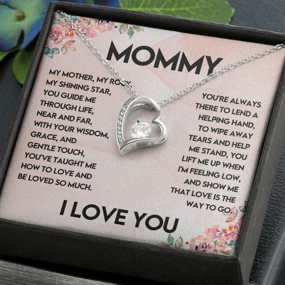 Mommy I Love You Forever Love Necklace