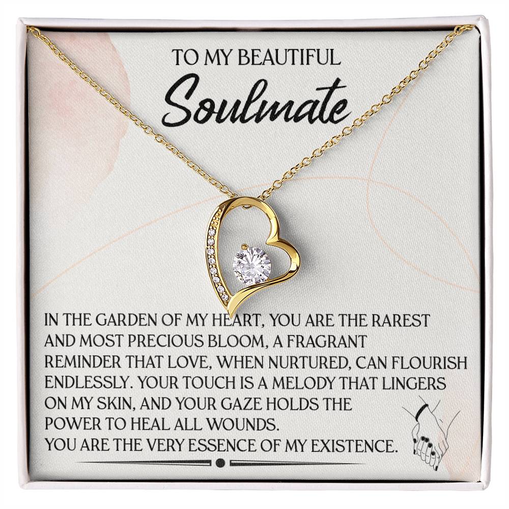 Soulmate - In The Garden Of My Heart- Forever Love Necklace