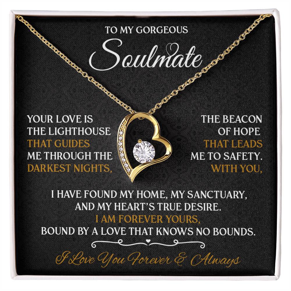 Soulmate - Your Love Is The Lighthouse - Forever Love Necklace