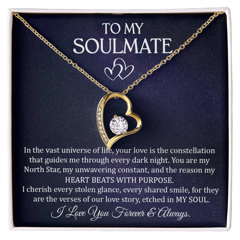 Soulmate - In The Vast Universe Of Life - Forever Love Necklace