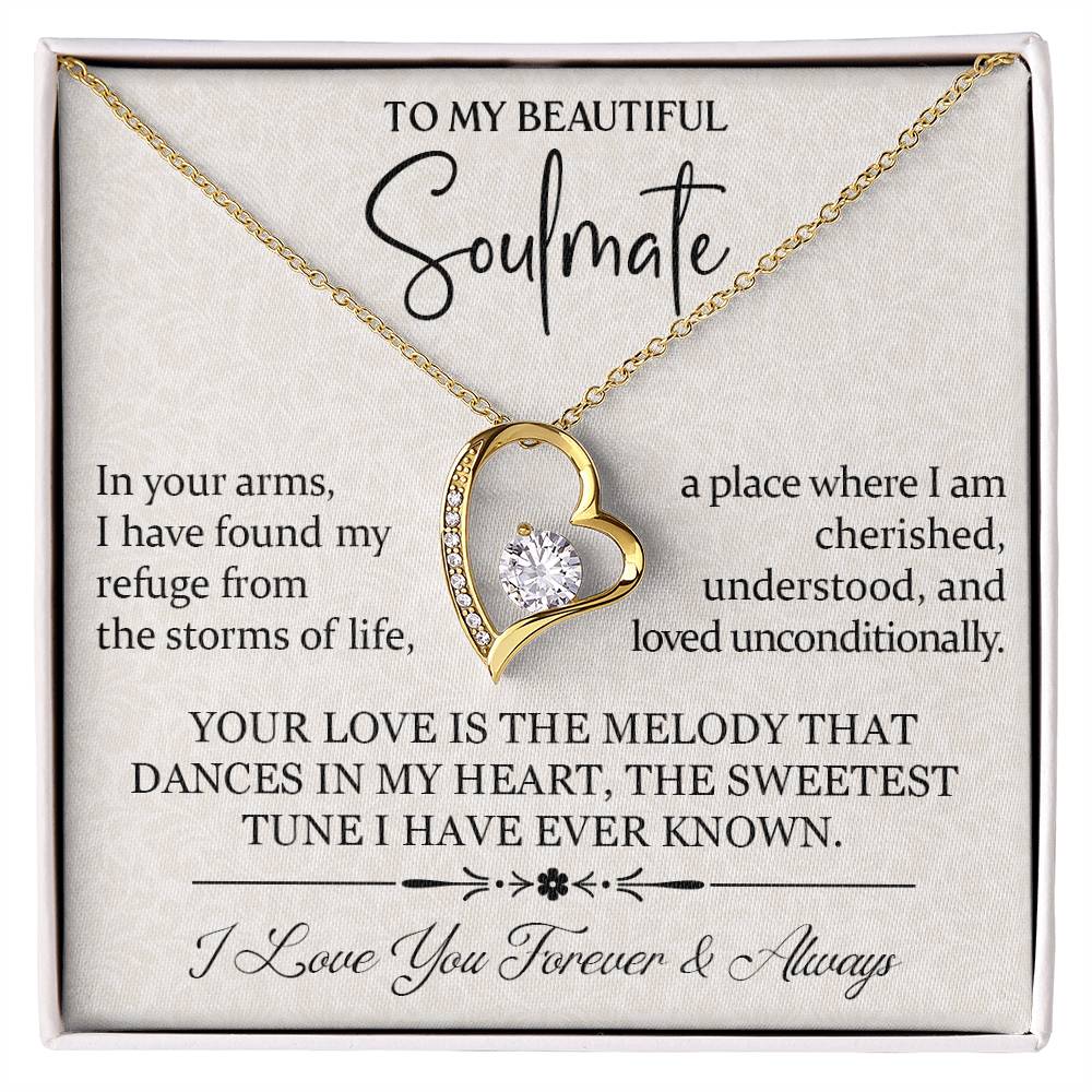 Soulmate - Your Love Is The Melody - Forever Love Necklace