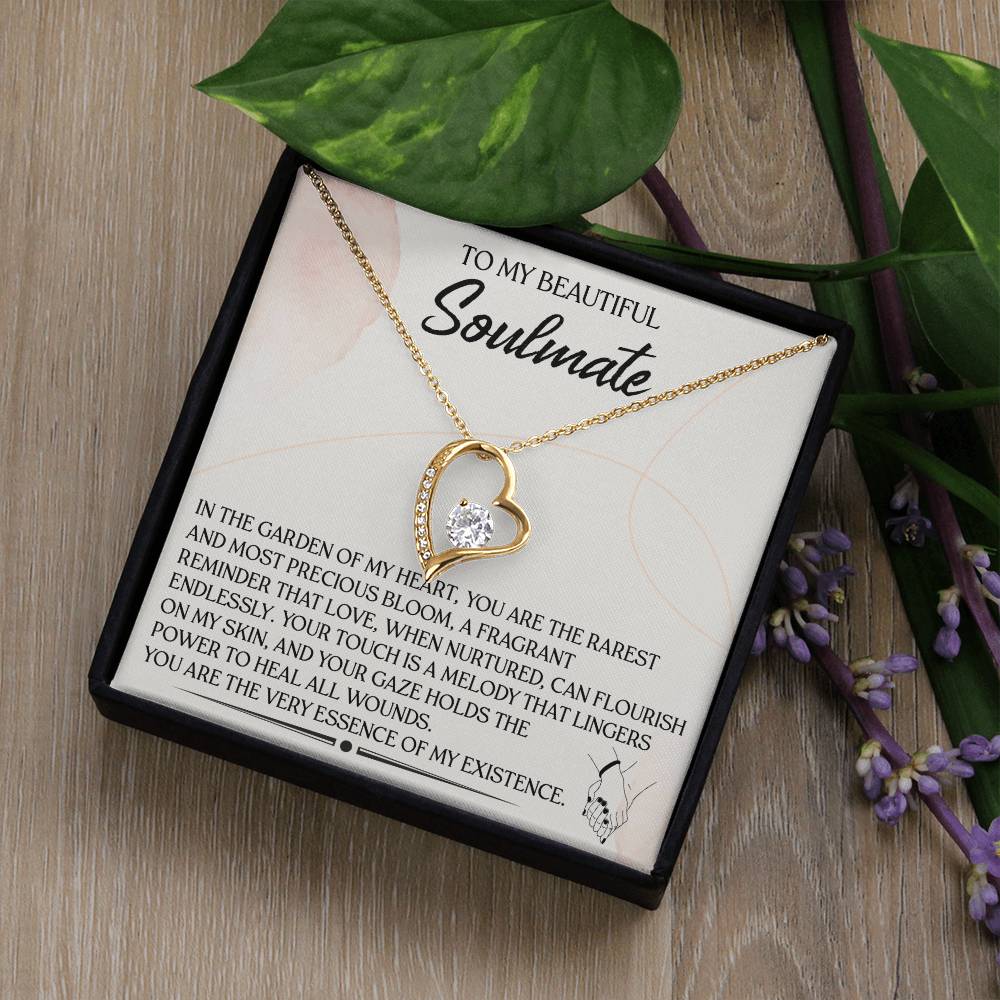 Soulmate - In The Garden Of My Heart- Forever Love Necklace