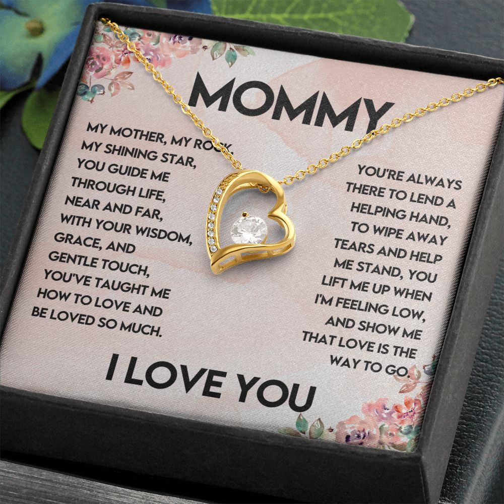 Mommy I Love You Forever Love Necklace