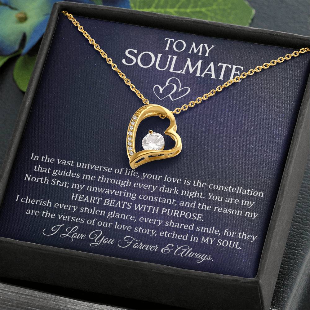 Soulmate - In The Vast Universe Of Life - Forever Love Necklace