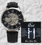 To Dad from Son Loving Message and Watch Gift