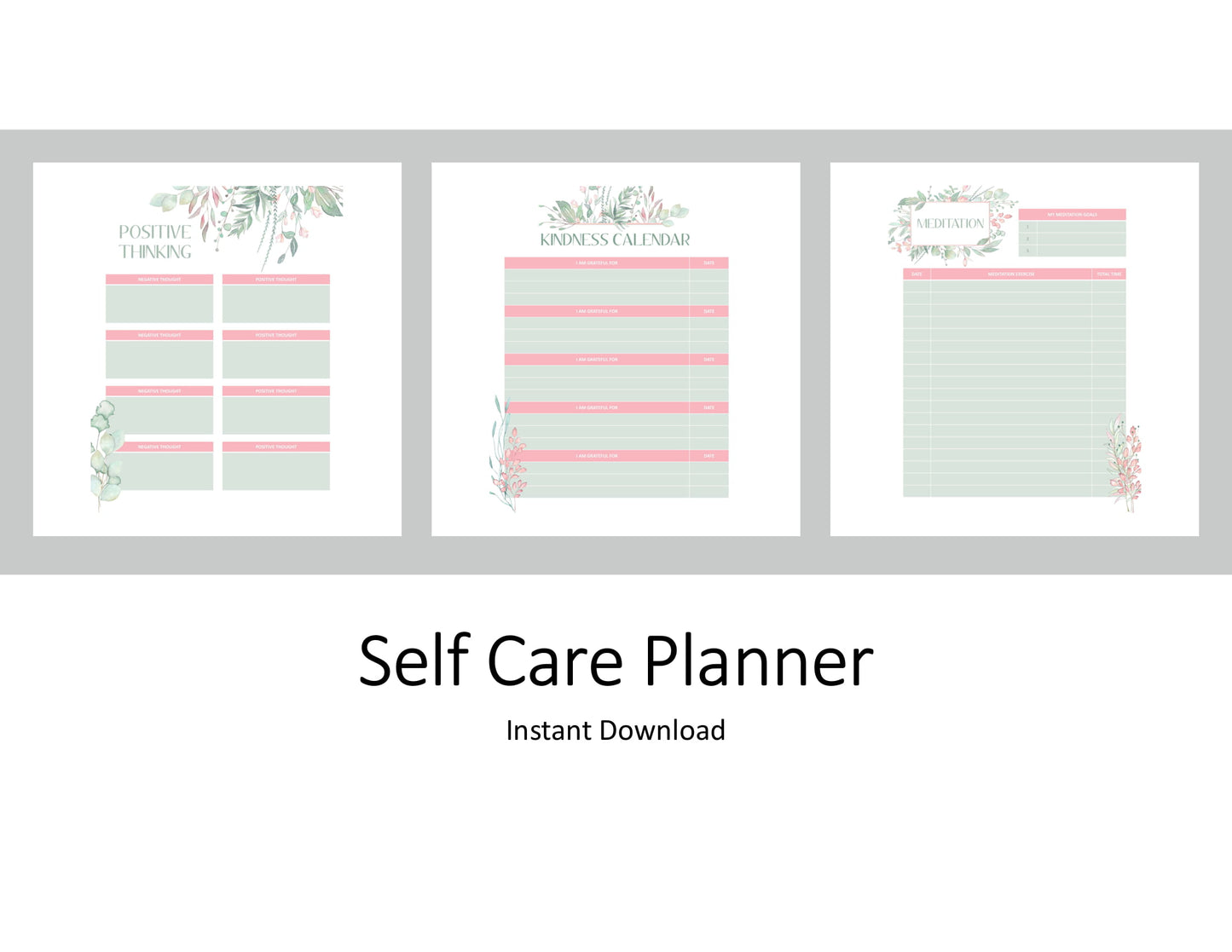 Self Care Planner Printable Volume 1a