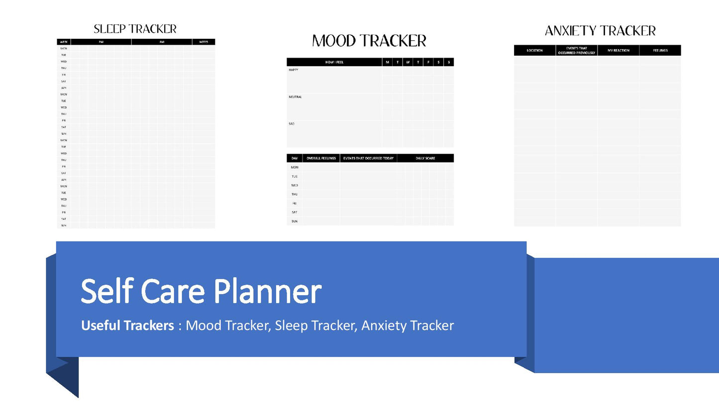 Self Care Planner Printable Volume 1b