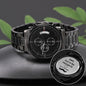 Dad - You're My Favorite Don't Tell Mom - Engraved Design Black Chronograph Watch