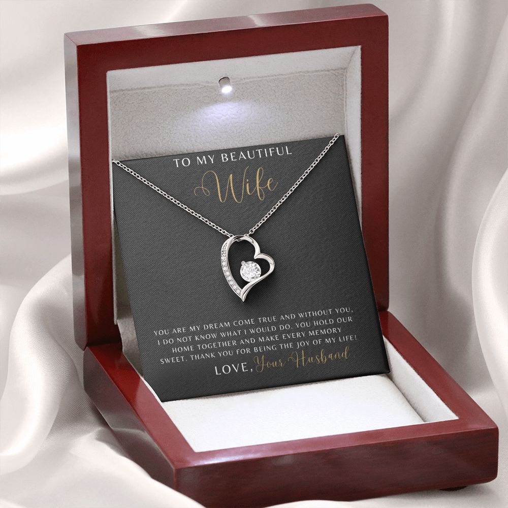 Wife - You Are My Dream Come True - Forever Love Necklace