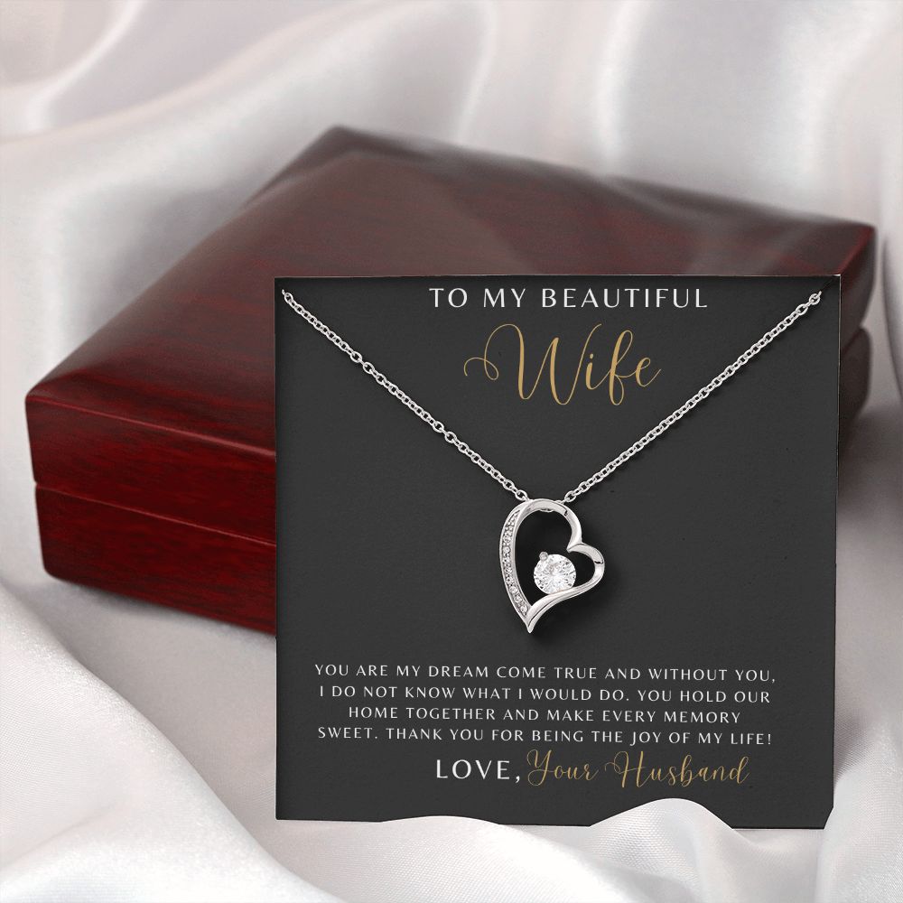 Wife - You Are My Dream Come True - Forever Love Necklace