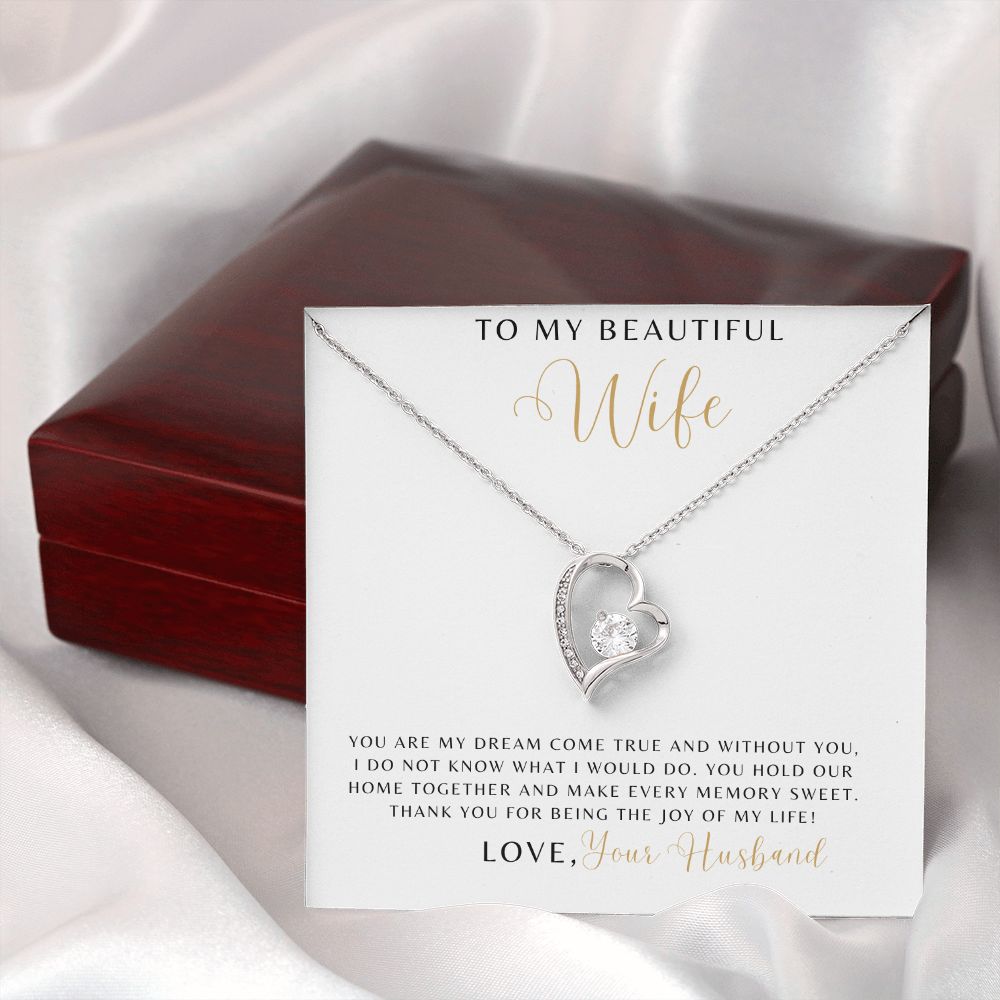 Wife - You Are My Dream Come True - Forever Love Necklace