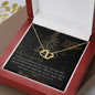 Solid 10K Gold Real Diamond Necklace, Everlasting Love Diamond Heart, Christmas Gift For Wife, Anniversary Gift For Wife, Birthday Gift For Wife