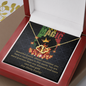 14k Gold Dainty Diamond Necklace, Beautiful Queen . . . Always Remember