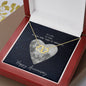Anniversary Gift for Wife, Everlasting Love, Solid 14K Gold Diamond Necklace, Christmas Gift for Wife from Husband, Gift For Fiancé, Necklace For Girlfriend