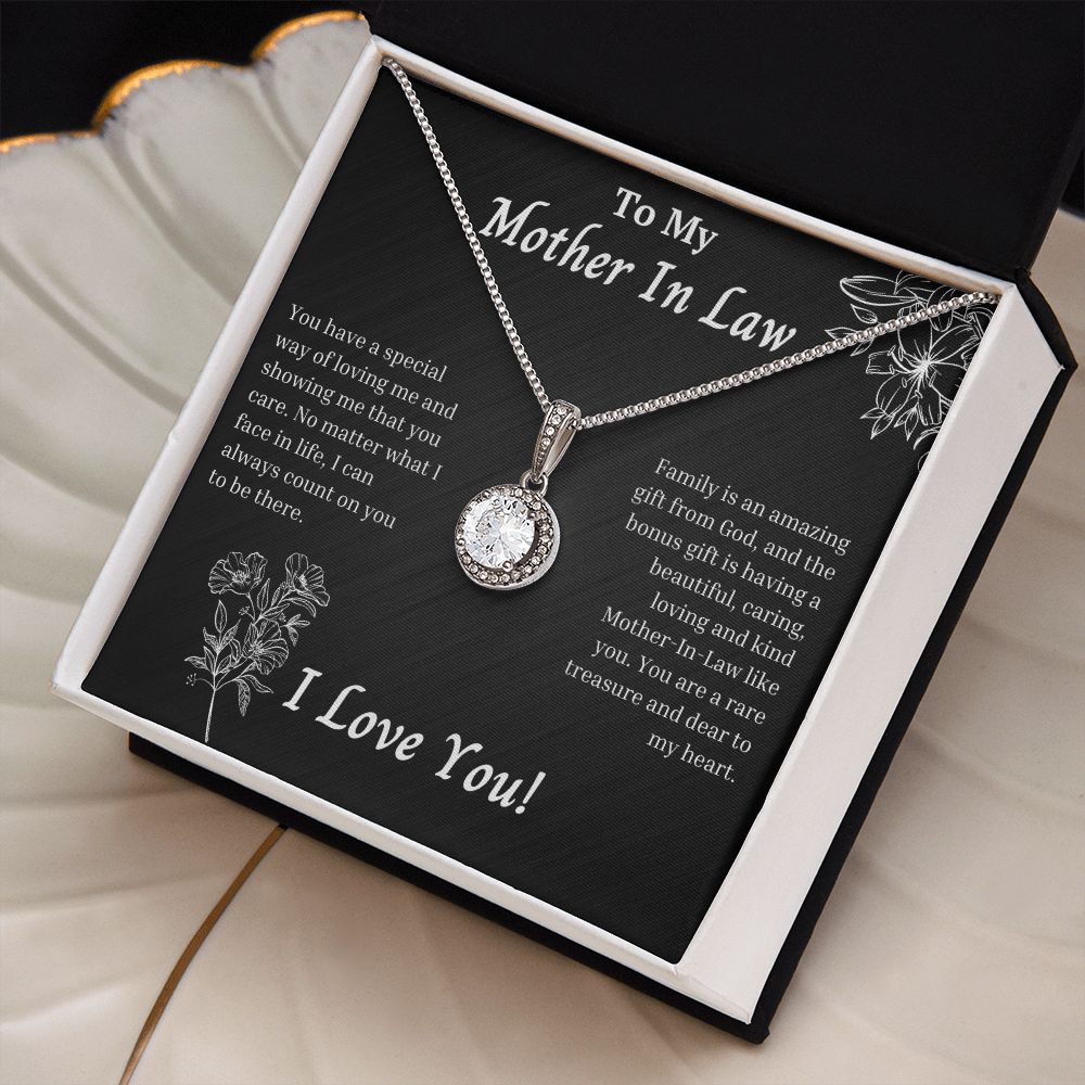 Mother In law - You Have A Special Way of Loving Me - I Love You - Eternal Hope Necklace