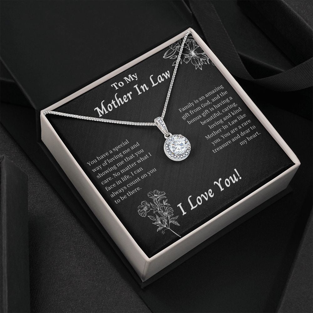 Mother In law - You Have A Special Way of Loving Me - I Love You - Eternal Hope Necklace