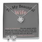Happy First Anniversary, To My Beautiful Wife